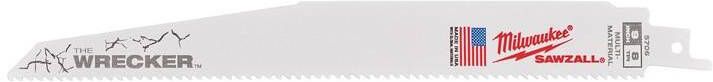 Milwaukee Accessoires Reciprozaagblad Wrecker 230x7 11 25pc 48008706