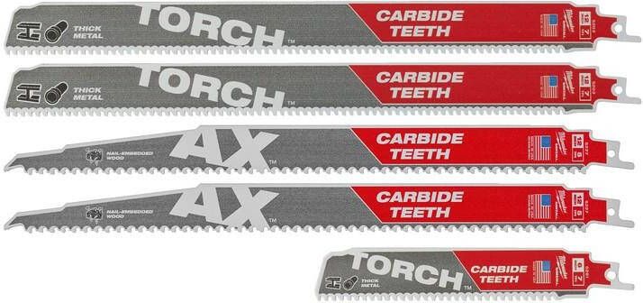 Milwaukee Accessoires Sawzall Carbide 5pcs Demolition Set 49222206