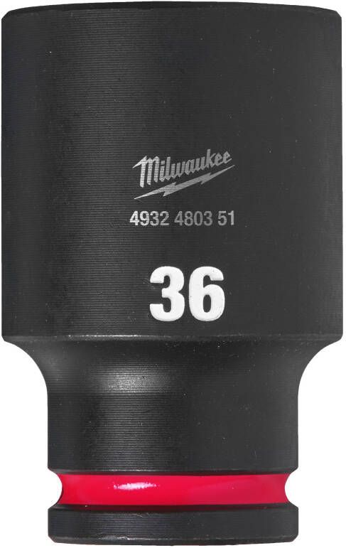 Milwaukee Accessoires SHOCKWAVE Krachtdop 1 2" lang 36 mm | 1 stuk 4932480351