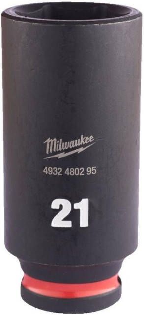 Milwaukee Accessoires SHOCKWAVE Slagdop 3 8" diep 21mm | 1 stuk 4932480295