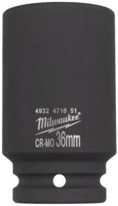 Milwaukee ShW doppen 3 4" SKT lang 36 mm 4932471651