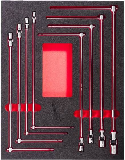 Milwaukee Socket + Bit | Foam Insert | 3 8" | 53 stuks 4932499119