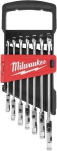 Milwaukee Steek- en Ratelsleutel Set | Max Bite Flex | 7-delig