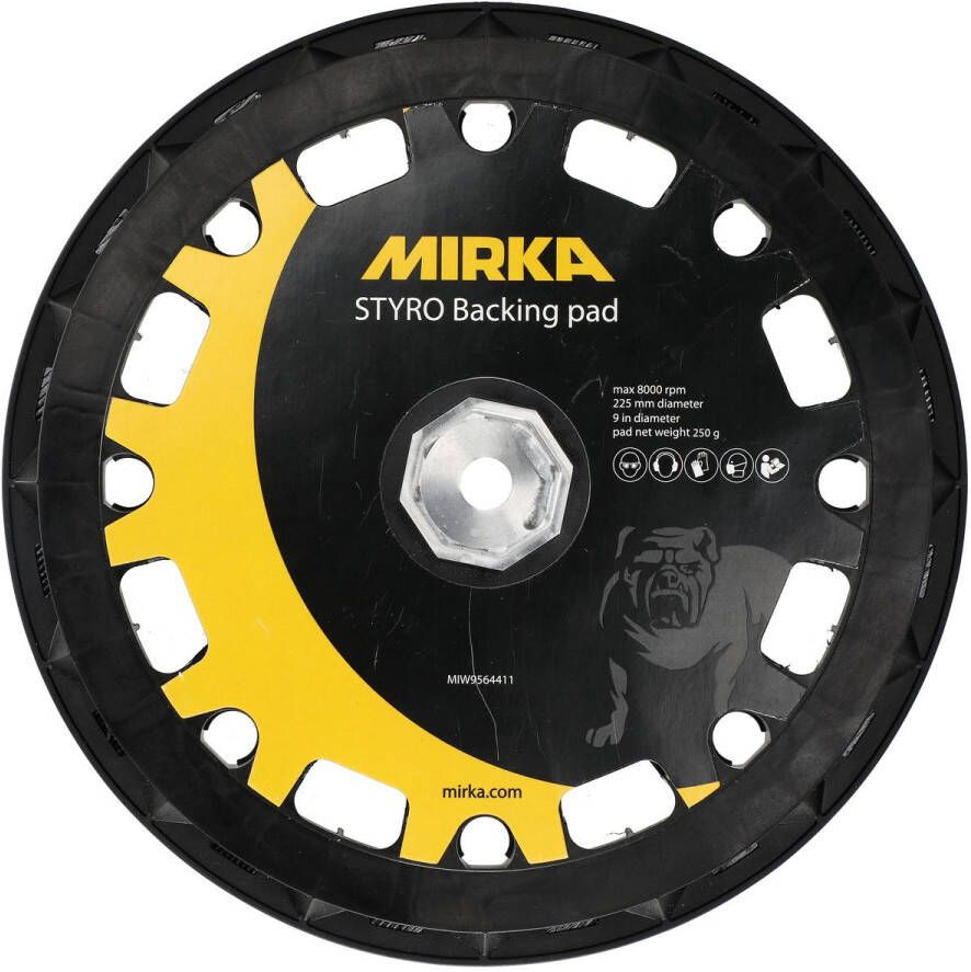 Mirka Backing Pad | 225mm | Grip Styro | for LEROS MIW9564411