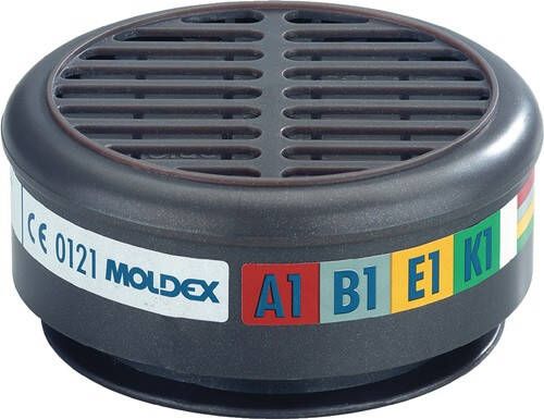 Moldex Gasfilter | EN 14387:2004 + A1:2008 A1B1E1K1 | A1 B1 E1 K1 | 10 stuks 890001