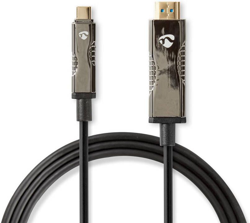 Nedis Actieve Optische USB-Kabel | USB-C Male | HDMI | 50 m | 1 stuks CCBG6410BK500