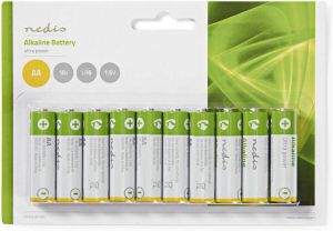 Nedis Alkaline-Batterij AA | 1.5 V DC | 10 stuks | 1 stuks BAAKLR610BL
