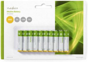 Nedis Alkaline-Batterij AAA | 1.5 V DC | 10 stuks | 1 stuks BAAKLR0310BL