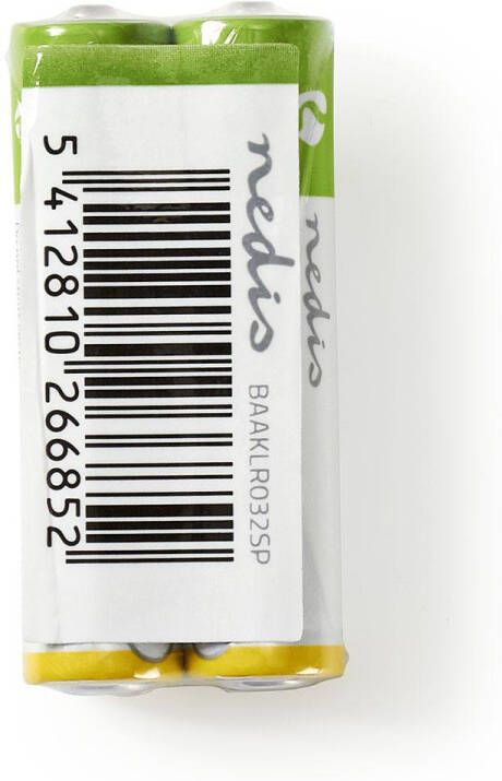 Nedis Alkaline-Batterij AAA | 1.5 V DC | 2 stuks | 1 stuks BAAKLR032SP