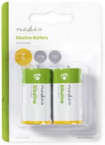 Nedis Alkaline-Batterij C | 1.5 V DC | 2 stuks | 1 stuks BAAKLR142BL