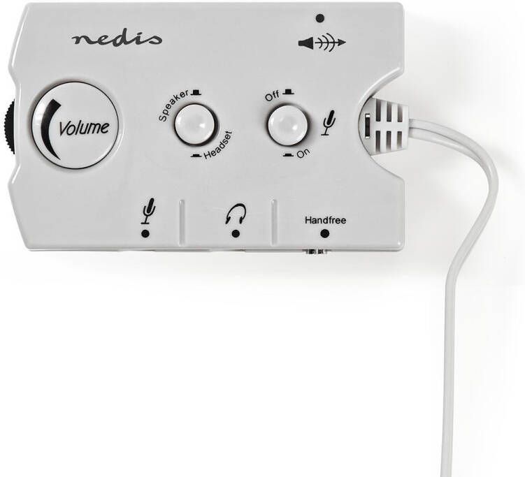 Nedis Audioswitch | Input: 2x 3 5 mm Male | Output: 3x 3 5 mm Female + 2 5 mm Female | 1 stuks ASCR10020GY