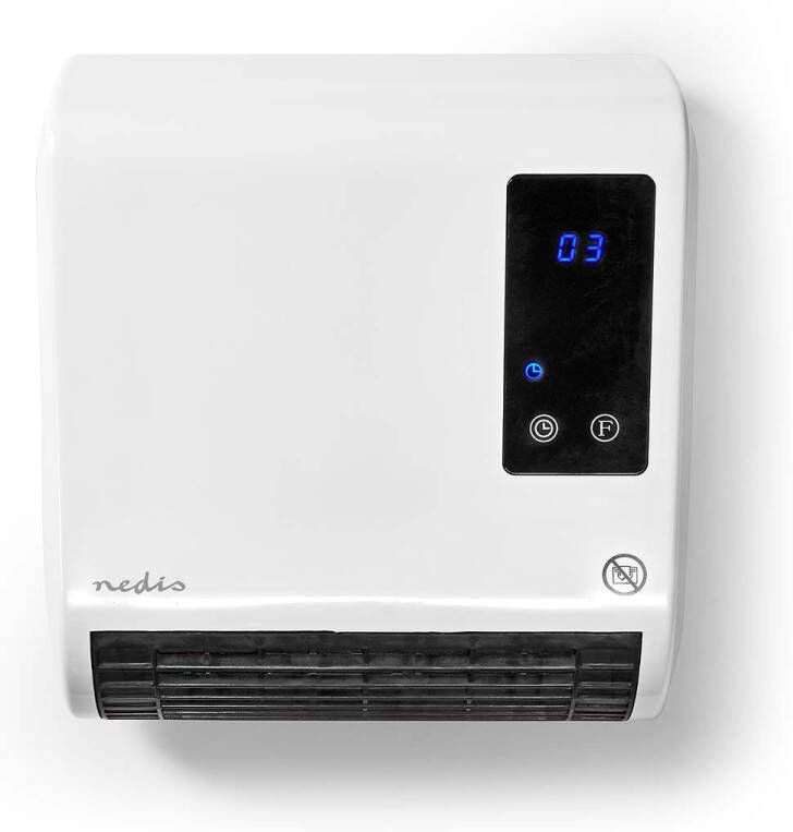 Nedis Badkamer verwarming | 2000 W | IP22 | Wit | 1 stuk HTBA20WT