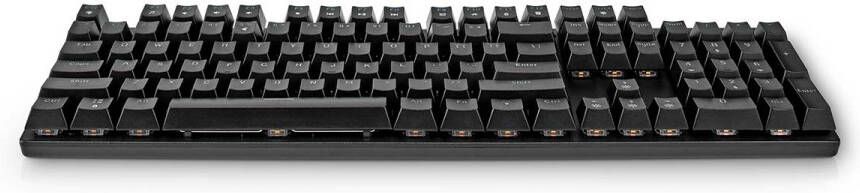 Nedis Bedraad Gaming Toetsenbord | USB Type-A | Mechanische Toetsen | LED | QWERTY | US Internationaal | USB Gevoed | Lengte stroomkabel: 1.50 m |