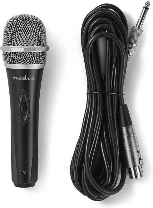 Nedis Bedrade Microfoon | 5 m | 50 Hz | 1 stuks MPWD50BK