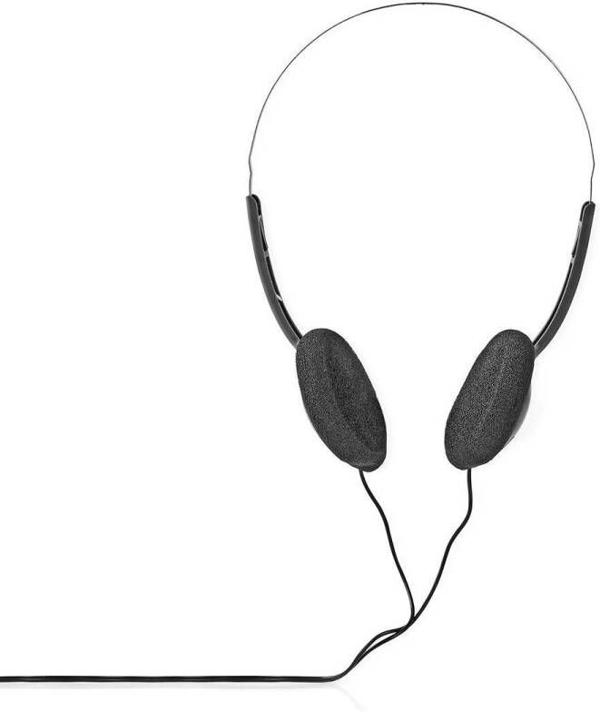Nedis Bedrade On-ear Koptelefoon | 3 5 mm | 1.20 m | 1 stuks HPWD1101BK