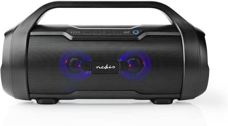 Nedis Bluetooth Party Boombox | 6 hrs | 2.0 | 60 W | Zwart | 1 stuks SPBB310BK