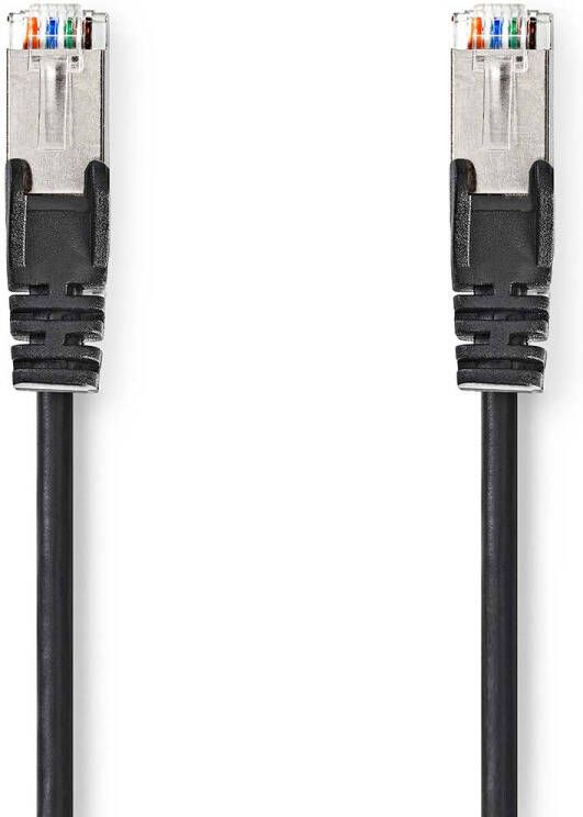 Nedis CAT5e-Kabel | SF UTP | RJ45 Male naar RJ45 Male | 0.30 m | 1 stuks CCGP85121BK025