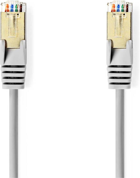 Nedis CAT5e-Kabel | SF UTP | RJ45 Male naar RJ45 Male | 1 m | Grijs | 1 stuks CCGP85121GY10