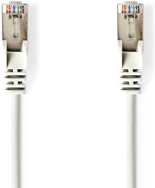 Nedis CAT5e-Kabel | SF UTP | RJ45 Male naar RJ45 Male | 1 m | Wit | 1 stuks CCGB85121WT10