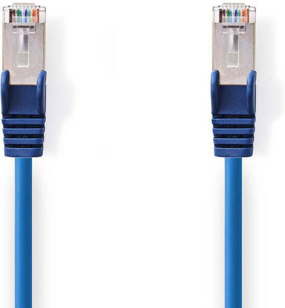 Nedis CAT5e-Kabel | SF UTP | RJ45 Male naar RJ45 Male | 15 m | Blauw | 1 stuks CCGP85121BU150