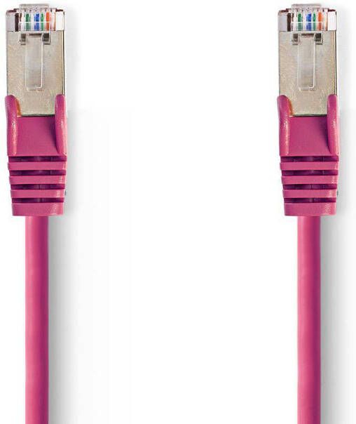 Nedis CAT5e-Kabel | SF UTP | RJ45 Male naar RJ45 Male | 20 m | Roze | 1 stuks CCGP85121PK200