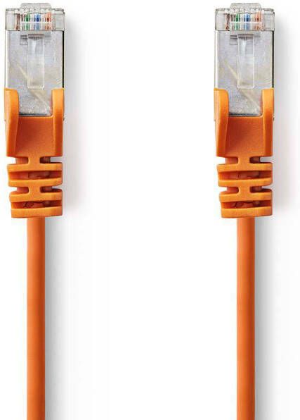 Nedis CAT5e-Kabel | SF UTP | RJ45 Male naar RJ45 Male | 7.50 m | Oranje | 1 stuks CCGP85121OG75