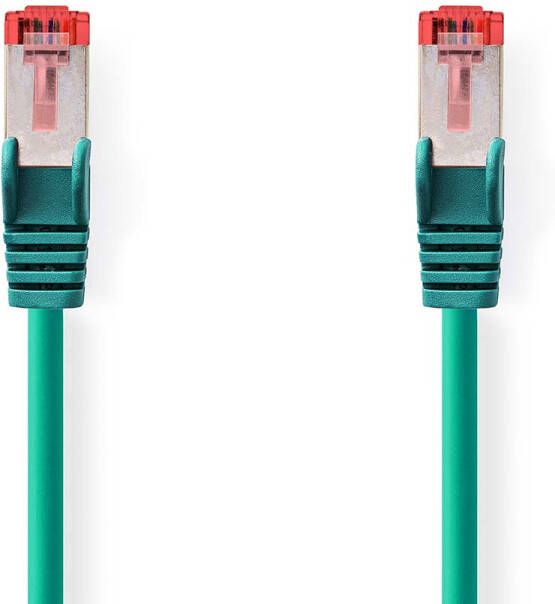 Nedis CAT6-kabel | RJ45 Male naar RJ45 Male | S FTP | 1 m | Groen | 1 stuks CCGP85221GN10