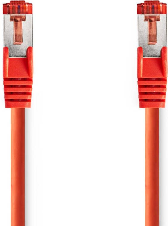 Nedis CAT6-kabel | RJ45 Male naar RJ45 Male | S FTP | 10 m | Rood | 1 stuks CCGP85221RD100