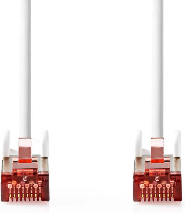 Nedis CAT6a netwerkkabel | S FTP | RJ45 Male | RJ45 Male | 5.00 m | Rond | LSZH | Wit | Doos CCGB85330WT50