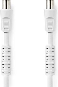 Nedis Coaxkabel | IEC Male | IEC Female | 120 dB | 2 m | Wit | 1 stuks CSGP40020WT20