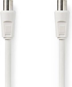 Nedis Coaxkabel | IEC Male | IEC Female | 1.5 m | Wit | 1 stuks CSGT40000WT15