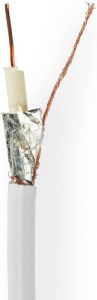 Nedis Coaxkabel op Haspel | RG6T | ECA | 25 m | Wit | 1 stuks CSBG4010WT250