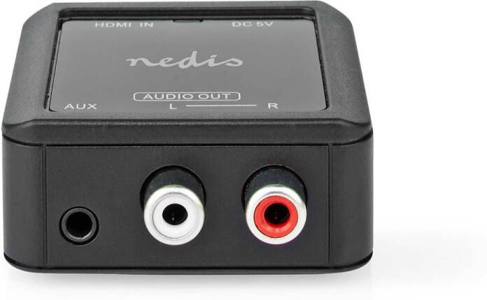 Nedis Digitale Audioconverter | 1-weg | Input: HDMI Input | Output: 2x (2x RCA Female) 3.5 mm | Automatisch | Antraciet ACON3415AT