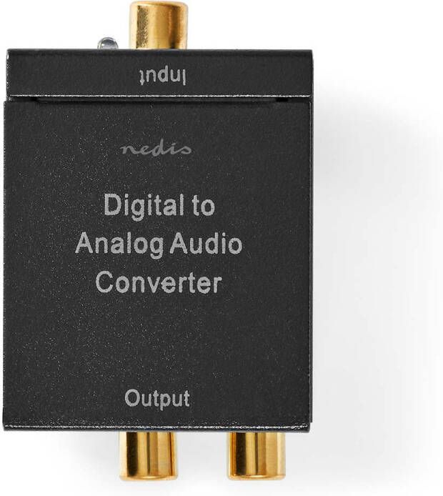 Nedis Digitale Audioconverter | 1-weg | Zwart | 1 stuks ACON2510BK