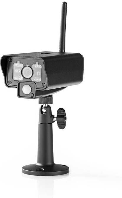 Nedis Digitale Draadloze Camera | 2.4 GHz |Zwart | IP54 | 1 stuks CSWL1C20CBK