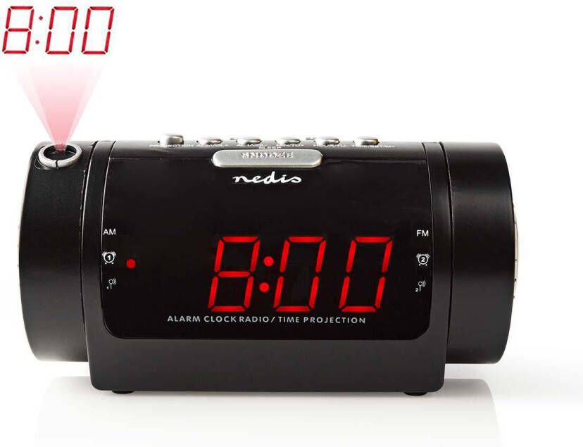 Nedis Digitale Wekkerradio | LED-Scherm | 1 stuks CLAR005BK