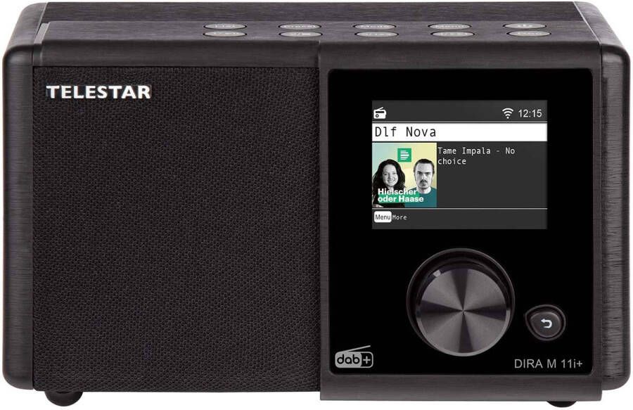 Nedis DIRA M11i+ Compacte Multifunctionele Radio EWF DAB+ FM Internet Bluetooth 30-111-02