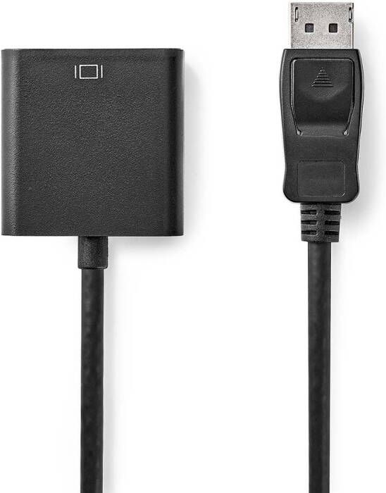 Nedis DisplayPort-Adapter | DisplayPort Male | DVI-D 24+1-Pins Female | 0.2 m | 1 stuks CCGB37250BK02