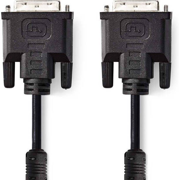 Nedis DVI-Kabel | DVI-I 24+5-Pin Male | DVI-I 24+5-Pin Male | 2 m | 1 stuks CCGP32050BK20