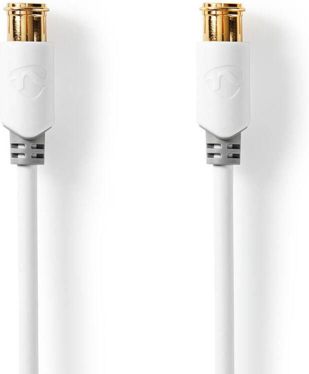 Nedis F Quick-F Quick Cables | F-Male Quick naar F-Male Quick | 10 m | Wit | 1 stuks CSBW41300WT100
