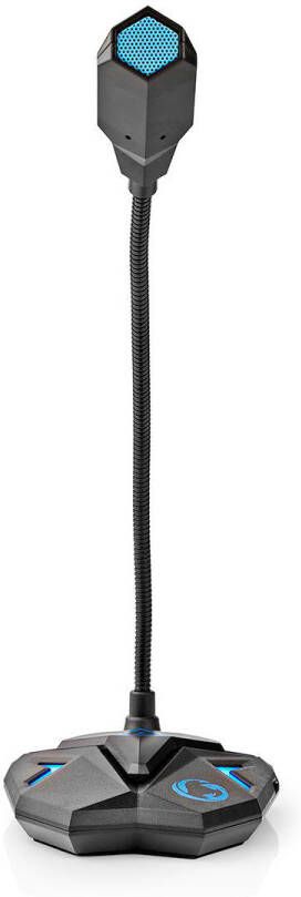 Nedis Gaming Microfoon | USB | 1x 3 5 mm Audio Out | 1 stuks GMICGU100BK