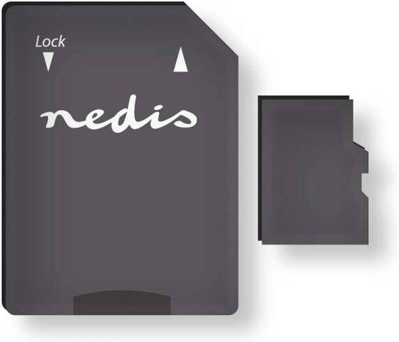 Nedis Geheugenkaart | microSDHC | 32 GB | UHS-I | SD-adapter inbegrepen | 1 stuks MMSD32100BK