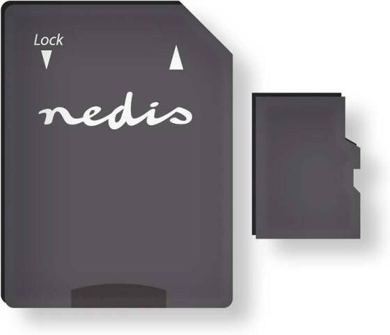 Nedis Geheugenkaart | microSDXC | 128 GB | UHS-I | SD-adapter inbegrepen | 1 stuks MMSD128100BK