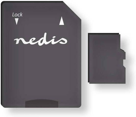 Nedis Geheugenkaart | microSDXC | 64 GB | UHS-I | SD-adapter inbegrepen | 1 stuks MMSD64100BK