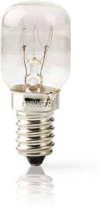 Nedis Halogeenlamp voor Koelkast | 25 W | E14 | Gloeilamp | T25 | 1 stuks FFBUE1425W1