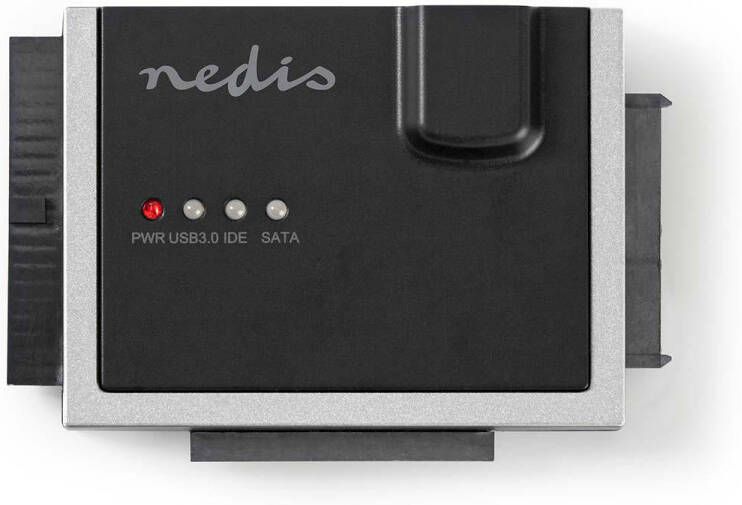 Nedis Hardeschijfadapter | USB 3.0 | 2.5 3.5 " | IDE + SATAvoeding | 1 stuks HDADIS100BK