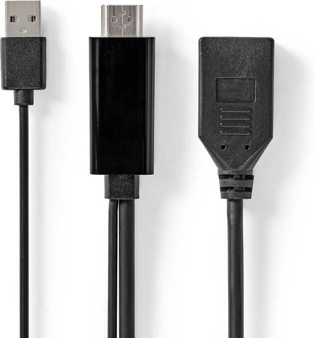 Nedis HDMI-Adapter | HDMI naar DisplayPort Male | Zwart | 1 stuks CCGP34300BK02