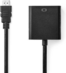 Nedis HDMI Kabel | HDMI | VGA Female 15p 3 5 mm Female | Zwart | 1 stuks CCGB34900BK02