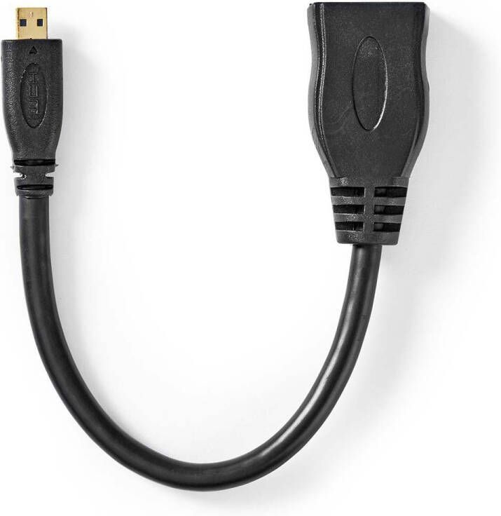 Nedis High Speed ??HDMI-Kabel met Ethernet | 0.2 m | 1 stuks CVGP34790BK02