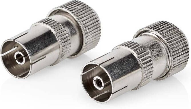 Nedis IEC Connector | Female | Zilver | 2 Stuks | 1 stuks CSGP40922ME